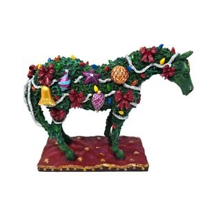 DECK THE HALL # 12216 The Trail Of Painted Ponies 2E/10848 Box Tag Christmas EUC